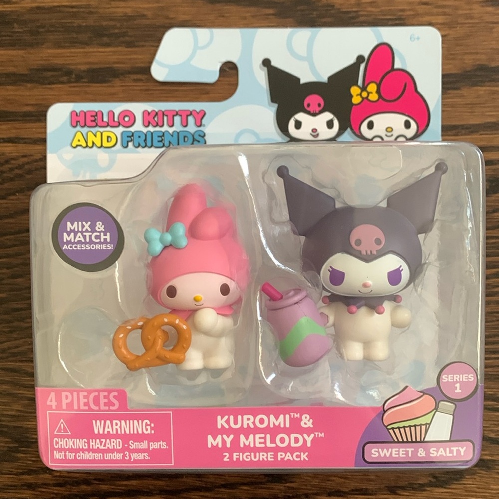 Kuromi & My melody two figure pack